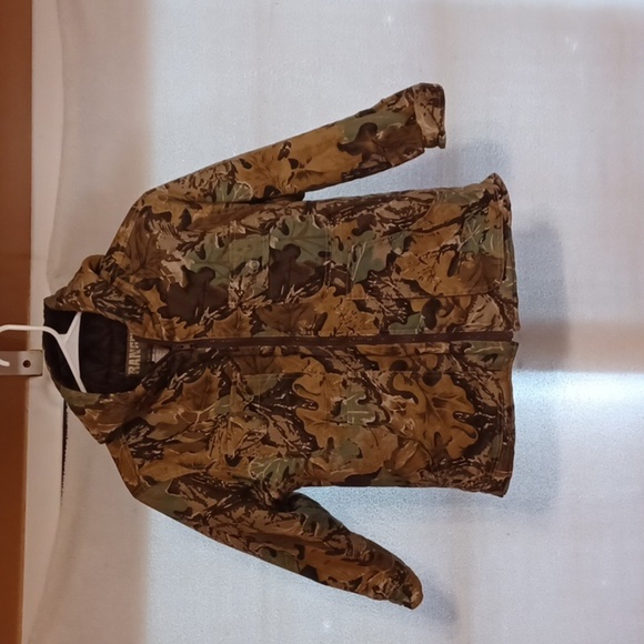 Ast Sports Wear Wear Ranger Boys Cameo Quilted Lined Jacket New No Tags L - Picture 1 of 9